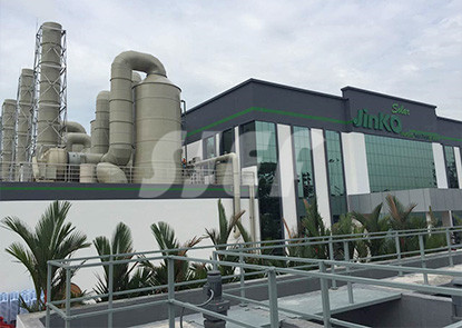 Malaysia Jingke 500MW Battery Exhaust Gas Treatment Project